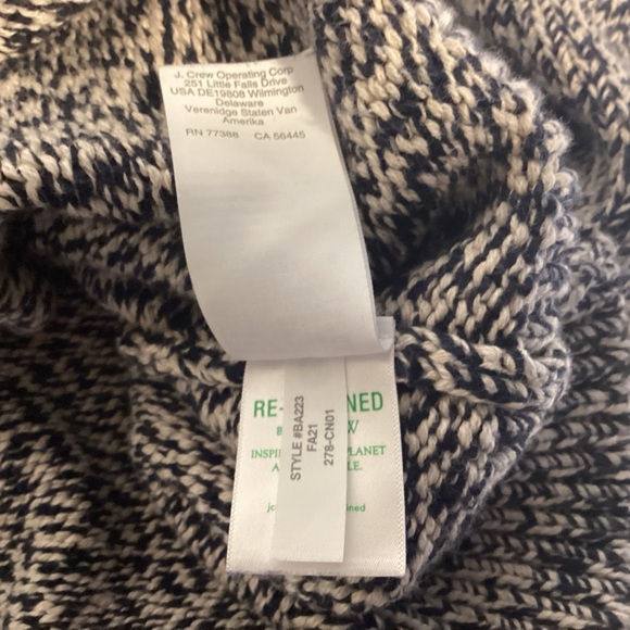 Knit for J. Crew men’s cotton marbled sweater size large - Picture 9 of 12